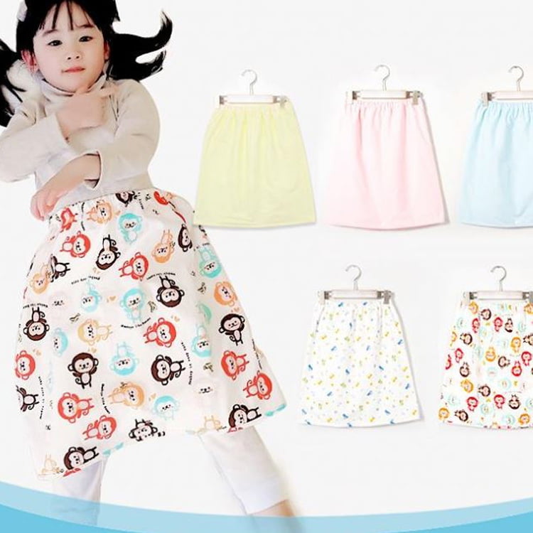 "A cute and stylish diaper skirt in a front view, designed for maximum comfort and convenience."