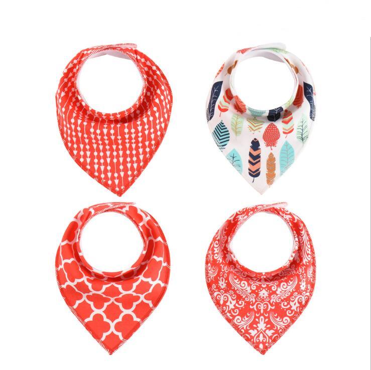 "Colorful Triangle Bibs for Babies - Cute and Practical Baby Accessories"