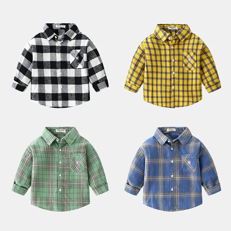 boys plaid shirt