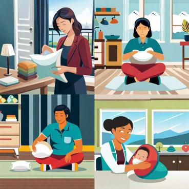 Types of Newborn Pillows: A guide to choosing the right pillow for your baby's comfort and safety.